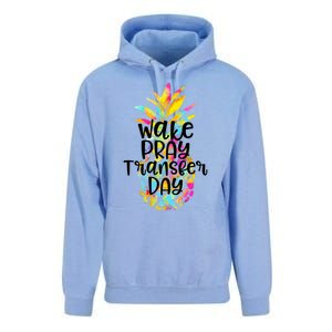 Pineapple Infertility Wake Pray Transfer Day Ivf Shots Gift Meaningful Gift Unisex Surf Hoodie