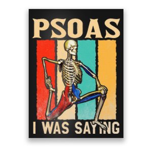 Psoas I Was Saying Massage Therapist Therapy Lmt Masseuse Poster