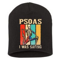 Psoas I Was Saying Massage Therapist Therapy Lmt Masseuse Short Acrylic Beanie