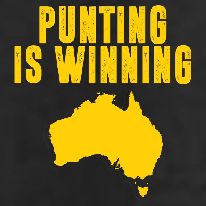 Punting Is Winning Football Fan 7 Panel Mesh Trucker Snapback Hat