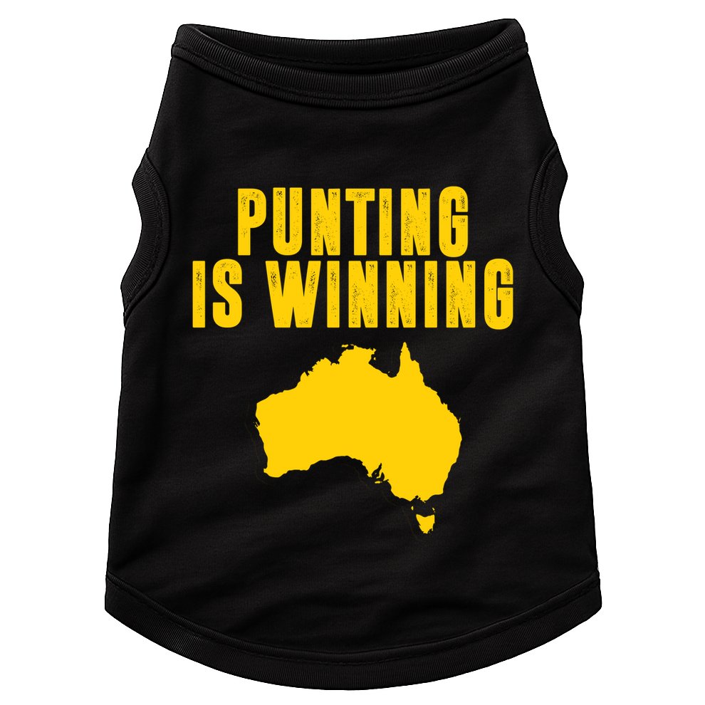Punting Is Winning Football Fan Doggie Tank