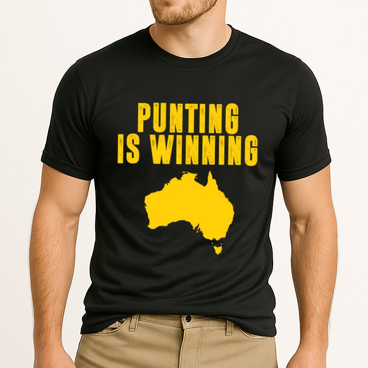 Punting Is Winning Football Fan Cooling Performance Crew T-Shirt