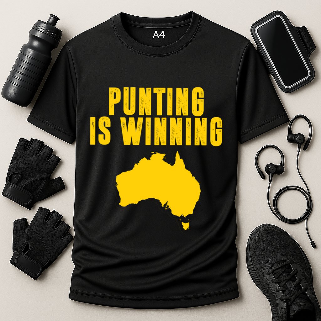Punting Is Winning Football Fan Cooling Performance Crew T-Shirt