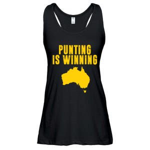 Punting Is Winning Football Fan Ladies Essential Flowy Tank