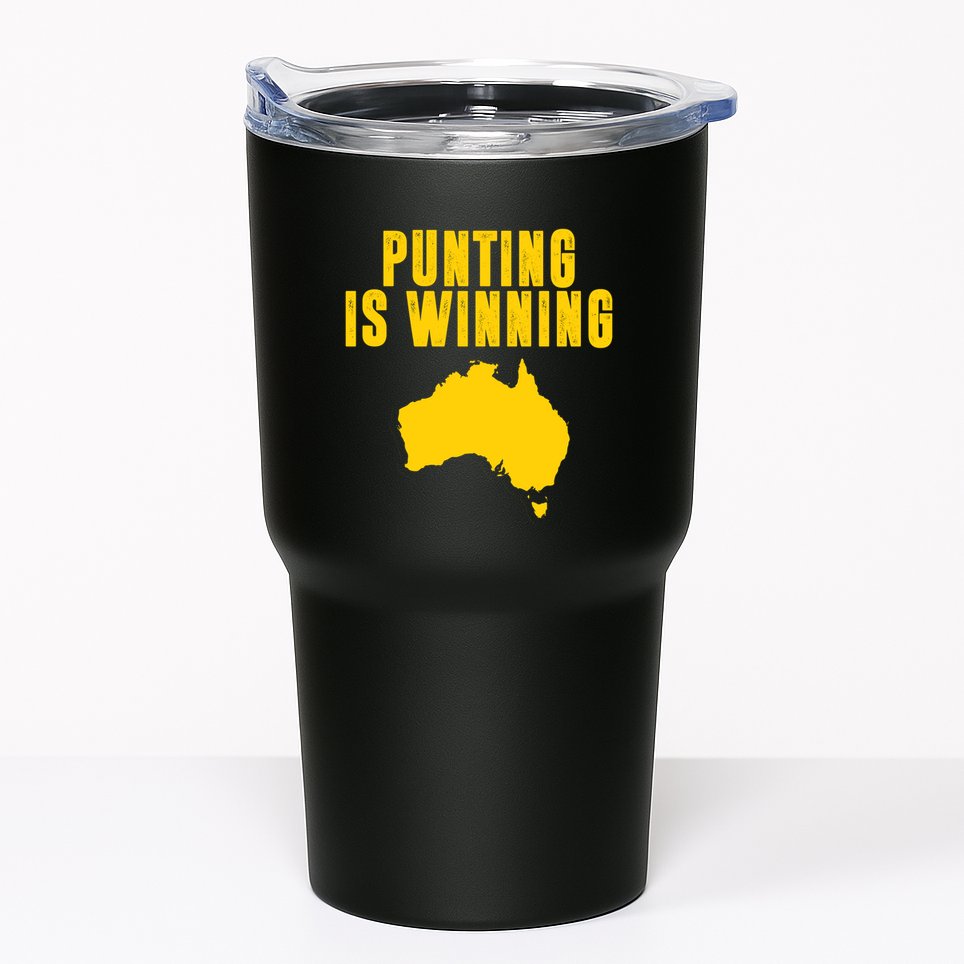Punting Is Winning Football Fan Tumbler