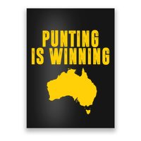 Punting Is Winning Football Fan Poster