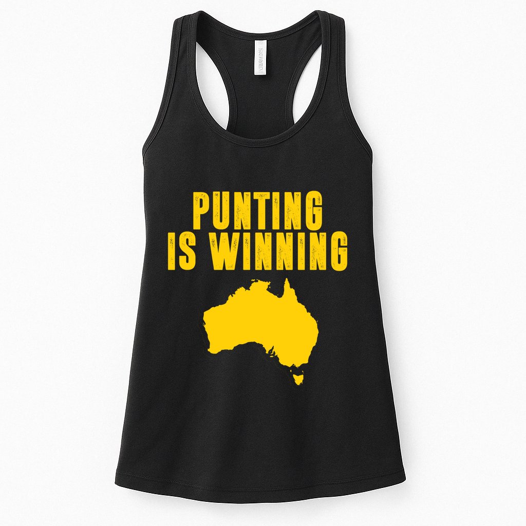 Punting Is Winning Football Fan Womens Tank Top