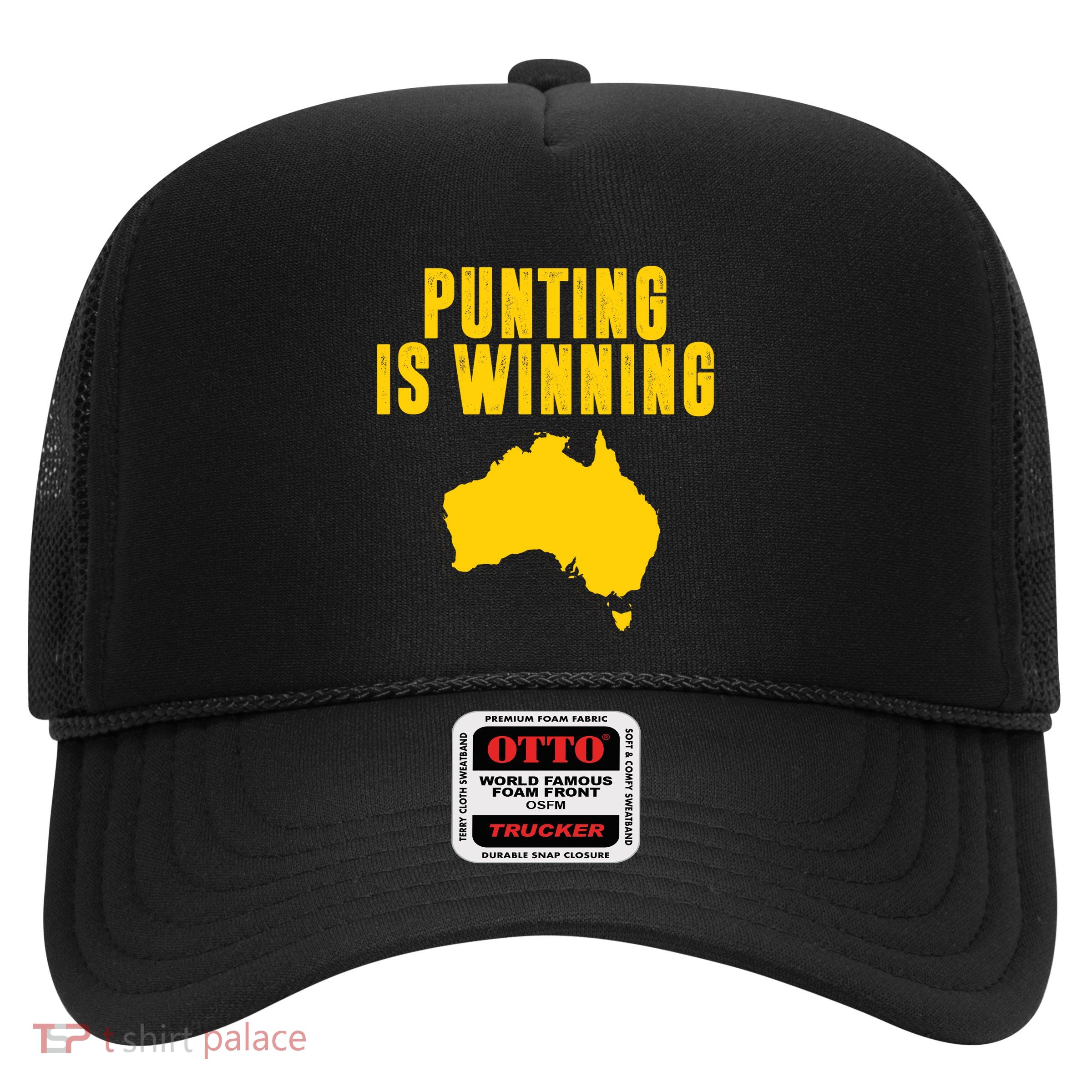 Punting Is Winning Football Fan Trucker Hat
