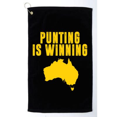 Punting Is Winning Football Fan Golf Towel