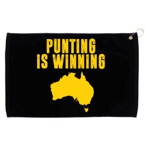 Punting Is Winning Football Fan Grommeted Golf Towel