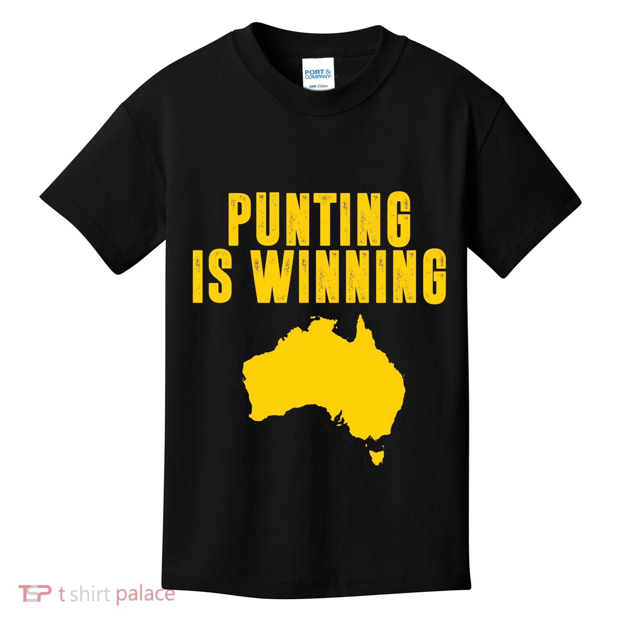 Punting Is Winning Football Fan Kids T-Shirt