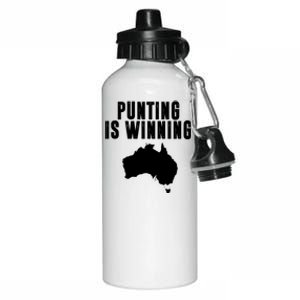 Punting Is Winning Football Fan Aluminum Water Bottle 