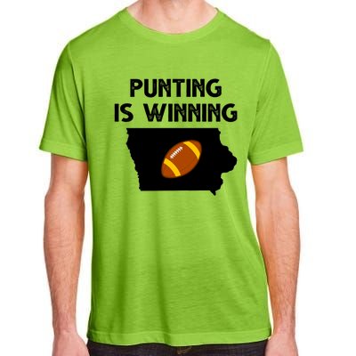 Punting Is Winning Iowa Football Adult ChromaSoft Performance T-Shirt