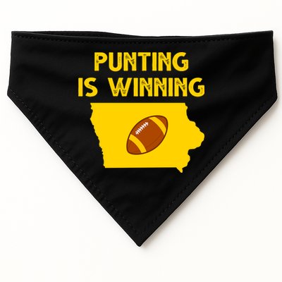 Punting Is Winning Iowa Football USA-Made Doggie Bandana