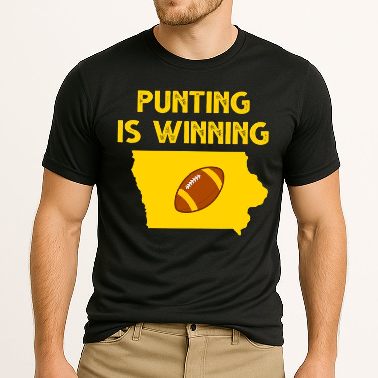 Punting Is Winning Iowa Football Cooling Performance Crew T-Shirt