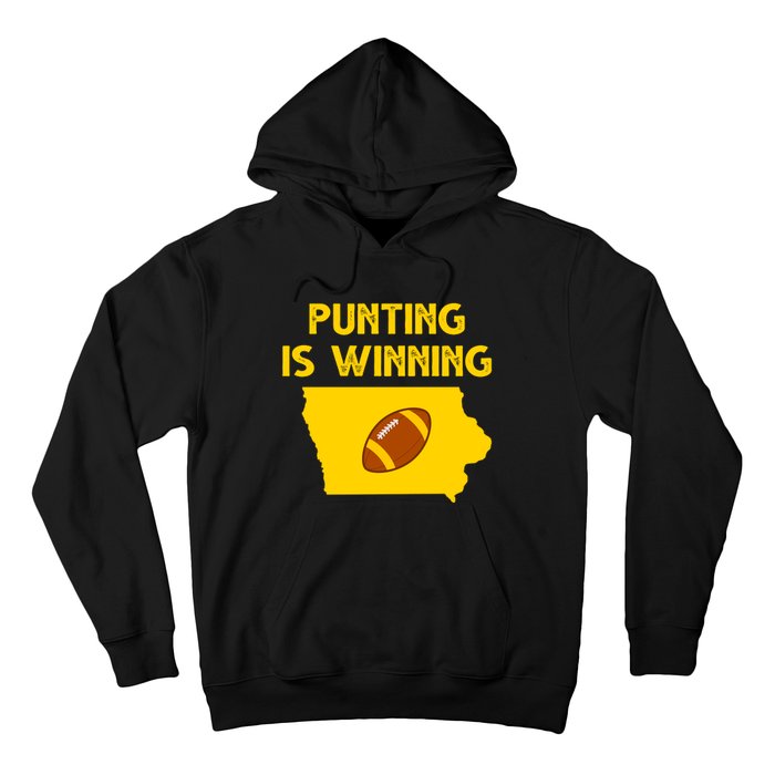 Punting Is Winning Iowa Football Hoodie