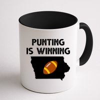Punting Is Winning Iowa Football Mug