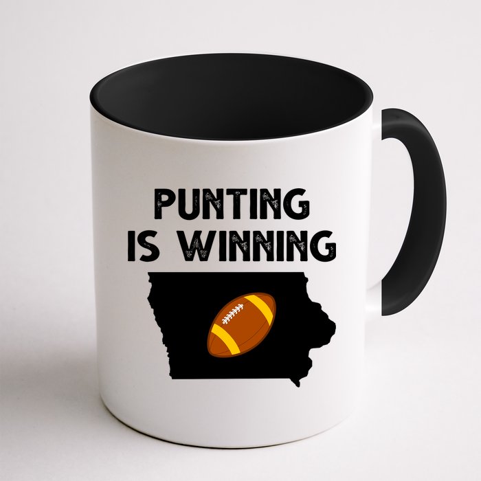 Punting Is Winning Iowa Football Mug