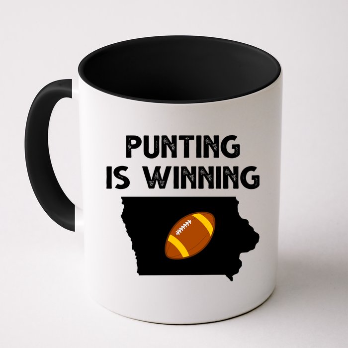 Punting Is Winning Iowa Football Mug