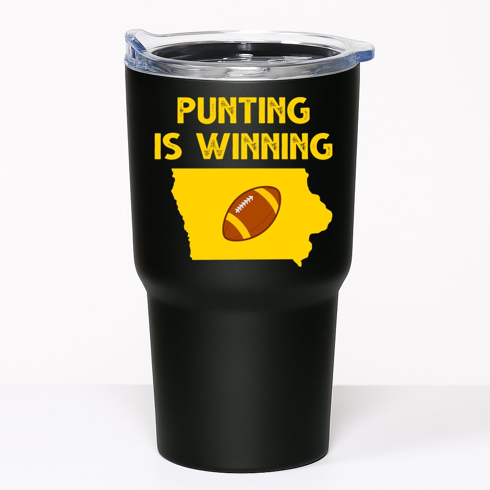Punting Is Winning Iowa Football Tumbler