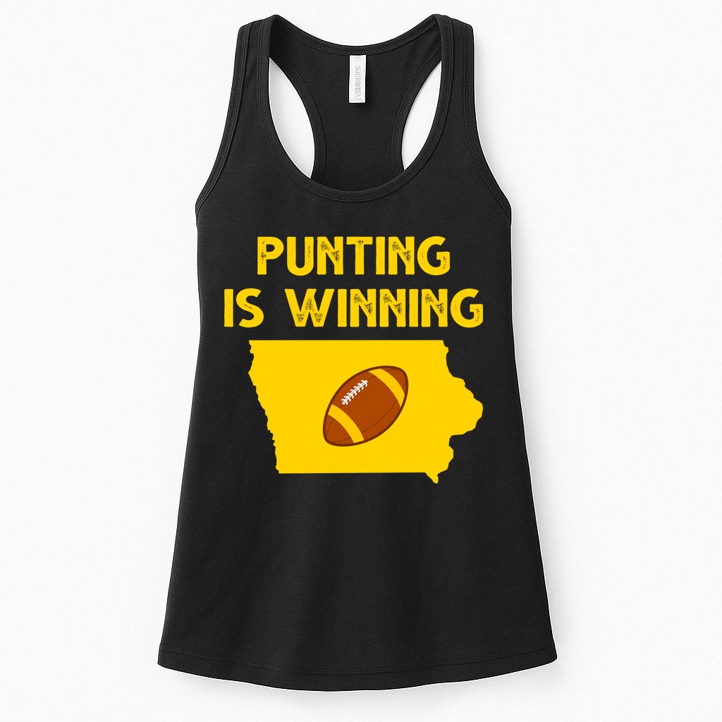Punting Is Winning Iowa Football Womens Tank Top