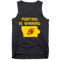 Punting Is Winning Iowa Football Tank Top