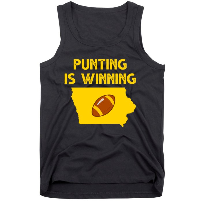 Punting Is Winning Iowa Football Tank Top