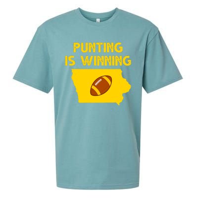 Punting Is Winning Iowa Football Sueded Cloud Jersey T-Shirt