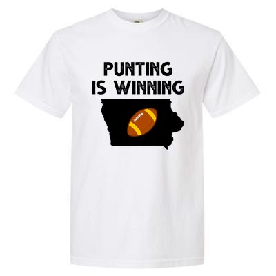 Punting Is Winning Iowa Football Garment-Dyed Heavyweight T-Shirt