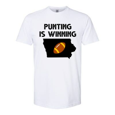 Punting Is Winning Iowa Football Softstyle CVC T-Shirt