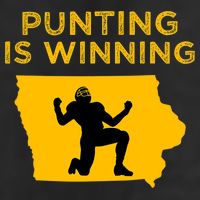Punting Is Winning Iowa I Cheer For The Punter Cool Comfort Performance Bucket Hat