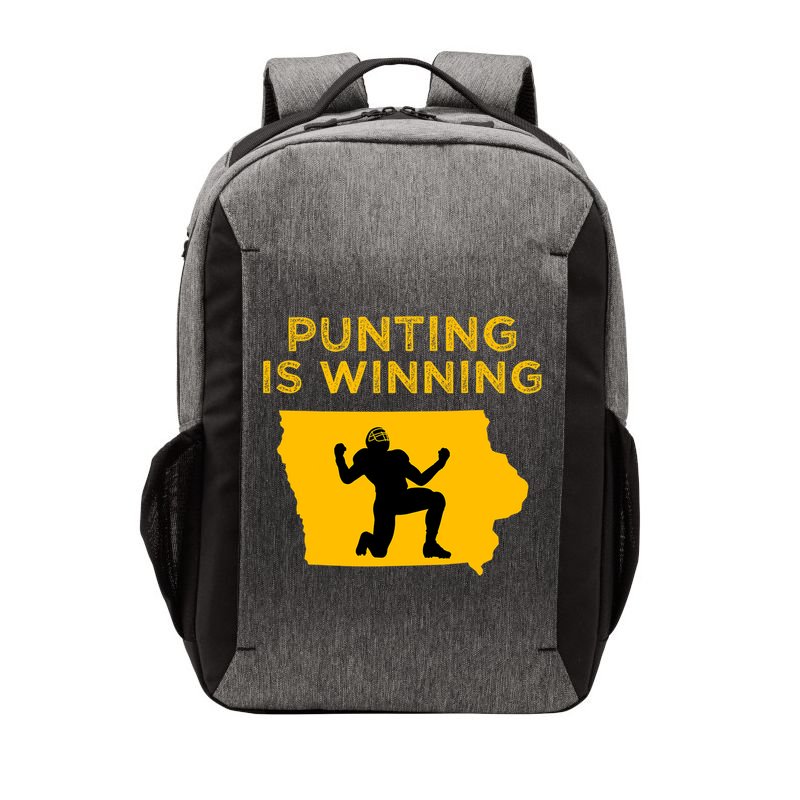 Punting Is Winning Iowa I Cheer For The Punter Vector Backpack