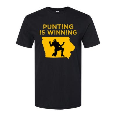 Punting Is Winning Iowa I Cheer For The Punter Softstyle® CVC T-Shirt