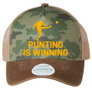 Punting Is Winning Football Lover Legacy Tie Dye Trucker Hat