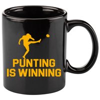 Punting Is Winning Football Lover 11oz C Handle Ceramic Mug