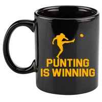 Punting Is Winning Football Lover 11oz C Handle Ceramic Mug