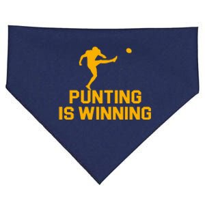 Punting Is Winning Football Lover USA-Made Doggie Bandana