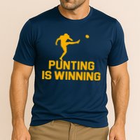 Punting Is Winning Football Lover Cooling Performance Crew T-Shirt