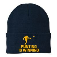 Punting Is Winning Football Lover Knit Cap Winter Beanie