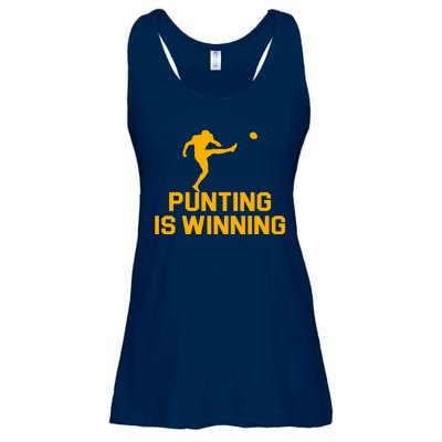 Punting Is Winning Football Lover Ladies Essential Flowy Tank