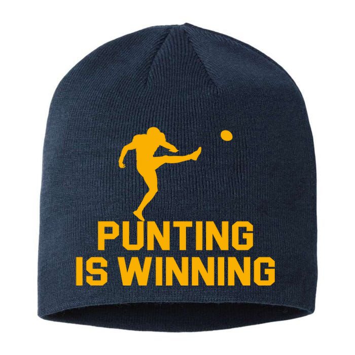 Punting Is Winning Football Lover Sustainable Beanie