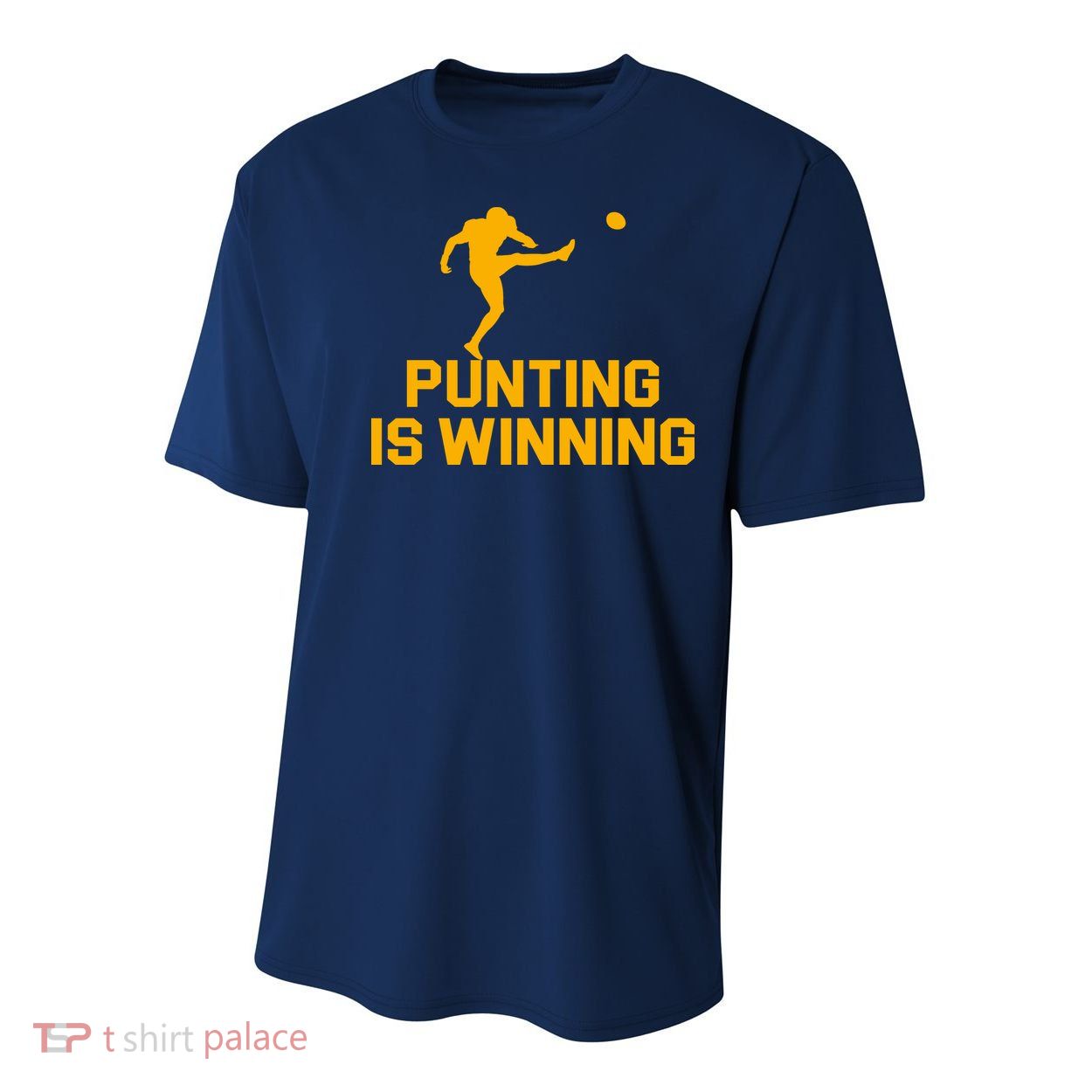 Punting Is Winning Football Lover Youth Performance Sprint T-Shirt