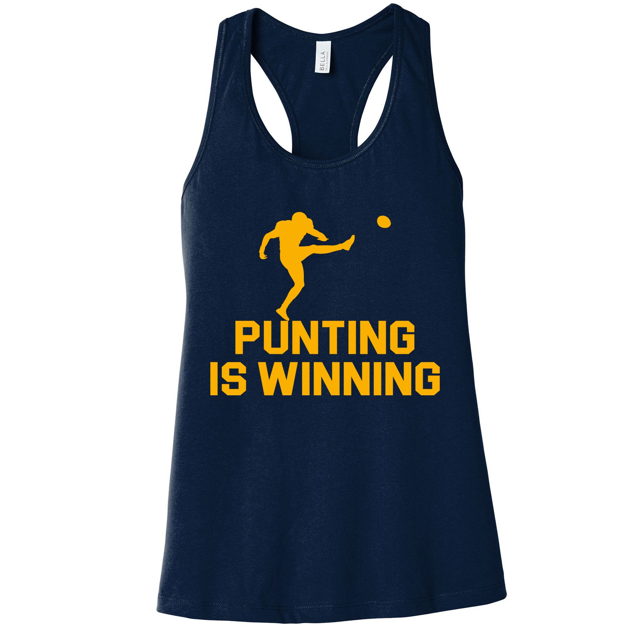 Punting Is Winning Football Lover Womens Tank Top