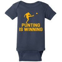 Punting Is Winning Football Lover Baby Bodysuit