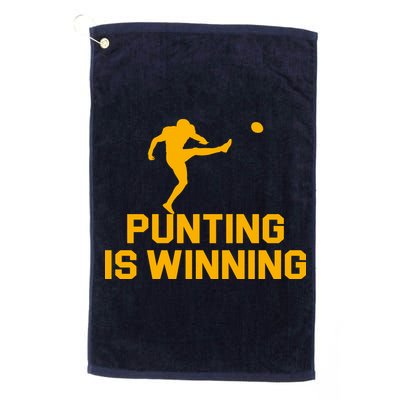 Punting Is Winning Football Lover Golf Towel