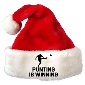 Punting Is Winning Football Lover Premium Christmas Santa Hat