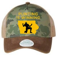 Punting Is Winning Iowa I Cheer For The Punter Legacy Tie Dye Trucker Hat