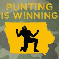 Punting Is Winning Iowa I Cheer For The Punter Legacy Tie Dye Trucker Hat