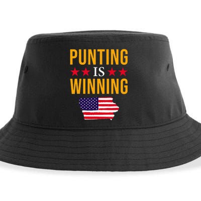 Punting Is Winning Iowa Sustainable Bucket Hat