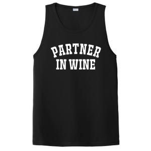 Partner In Wine Funny Wine Lover Gift Wine Night Gift PosiCharge Competitor Tank